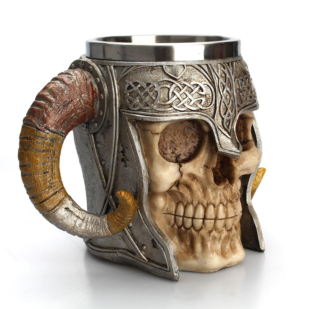 Bierkrug aus holzfass, edelstahl, kunstharz , 3der-set, kelch, spielbecher, kaffeetasse, teebecher, kneipen- und bar-dekoration, trinkgefäße