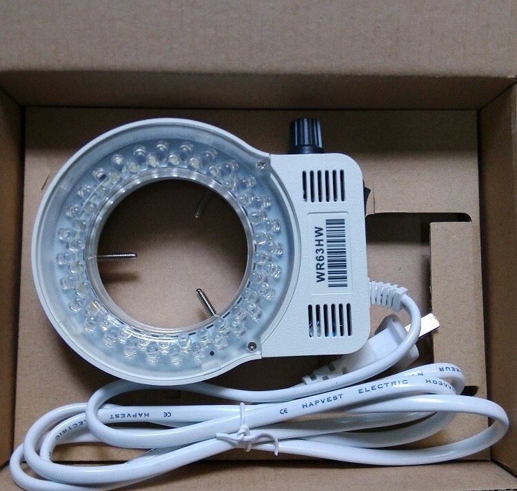 Microscoop Ring Led Verstelbare Lichtbron Monoculaire Stereo Microscoop Lichtbron WR63 Geïntegreerde Ring Lichtbron