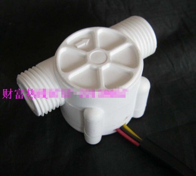 Water Flow Meter Sensor Counter Indicator Flowmeter fuel pool float switch Hall for water heaters G1/2 1-30L/min DN15