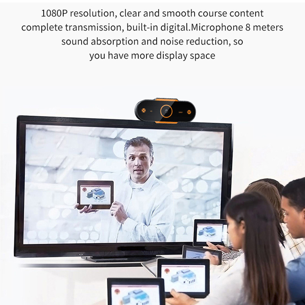 Câmera webcam de computador usb 4k-480p hd foco automático webcam cmos câmera de pc com microfone para chamadas de vídeo rede ensino reunião