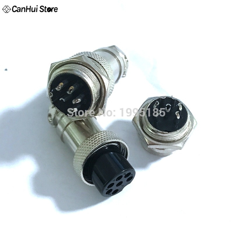 1set GX16-2/3/4/5/6/7/8/9/10 Pin Male &amp; Female Diameter 16mm Wire Panel Connector GX16 Circular Connector Aviation Socket Plug