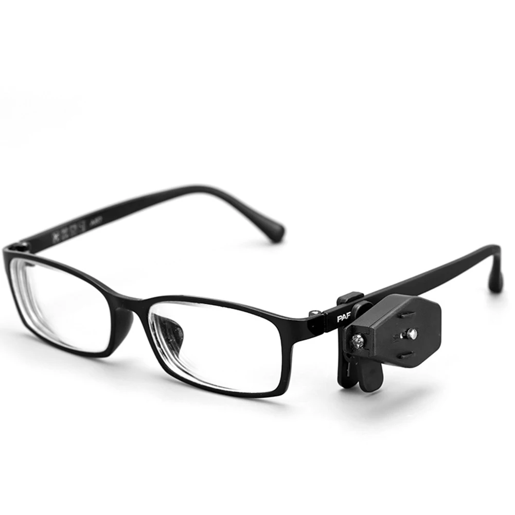 Linterna para gafas, lámpara de lectura, Clip para gafas, linterna, lámpara Universal ajustable para gafas, luces de lectura flexibles para libros