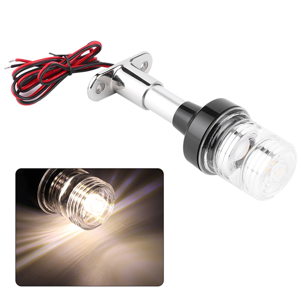 6/8/10/12 Inch 12 ~ 24V Marine Boot Led Navigatie Verlichting Waterdicht Stern Anker Licht 4500K Warm Wit Lamp