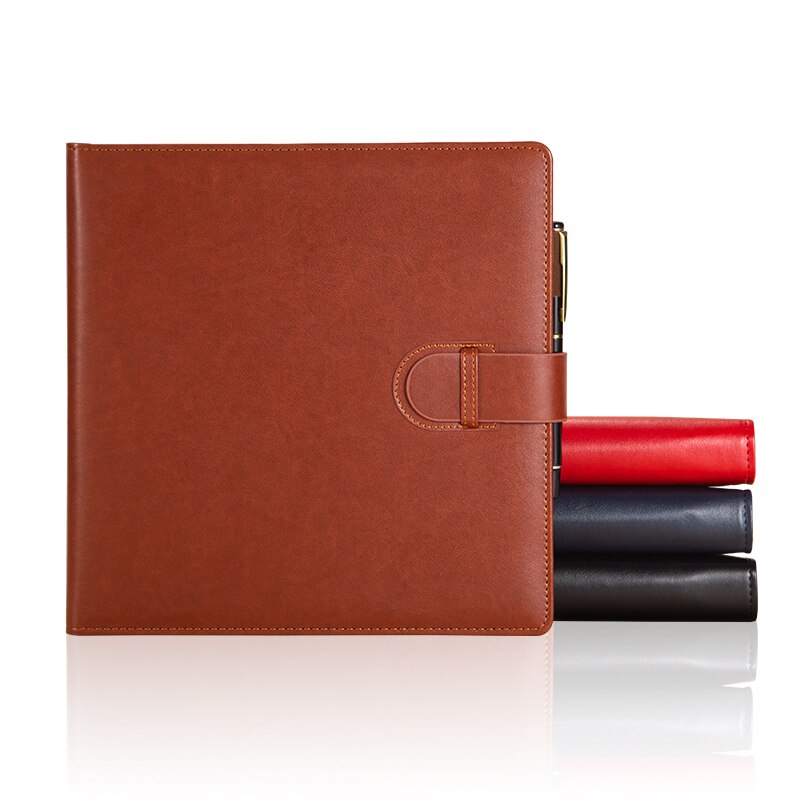 Business A5 Square PU Leather Hardcover Waterproof Blank Journal Diary Notebooks Planner Sketchbook For Drawing