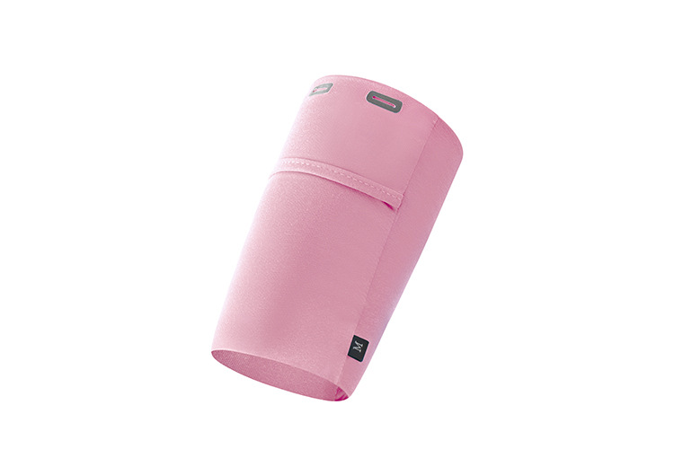 Bolsa de brazo para teléfono móvil para correr, brazalete deportivo para teléfono, funda impermeable para correr y trotar, soporte para IPhone Samsung: Plata
