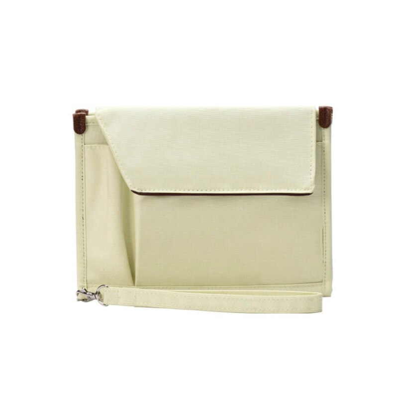 Organizador multifunción de documentos, oficina, gestión, escuela, estudio, cuadernos de escritura, libretas para estudiantes, estuche de lápices, suministros de viaje de negocios: Beige