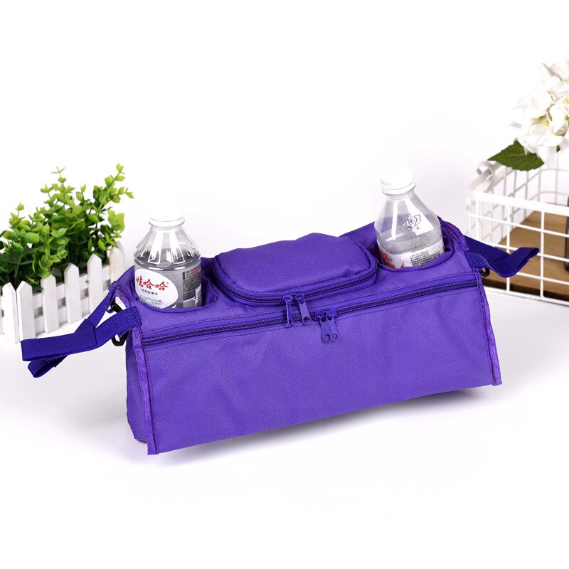 Organizador de cochecito de bebé, bolsa de pañales de mamá, accesorios para cochecito, bolsa de botella, bolsas colgantes, bolsa de pañales,: 7