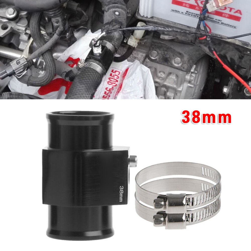 Car Temperature gauge adapter Aluminum+Stainless Steel Sensor Radiator