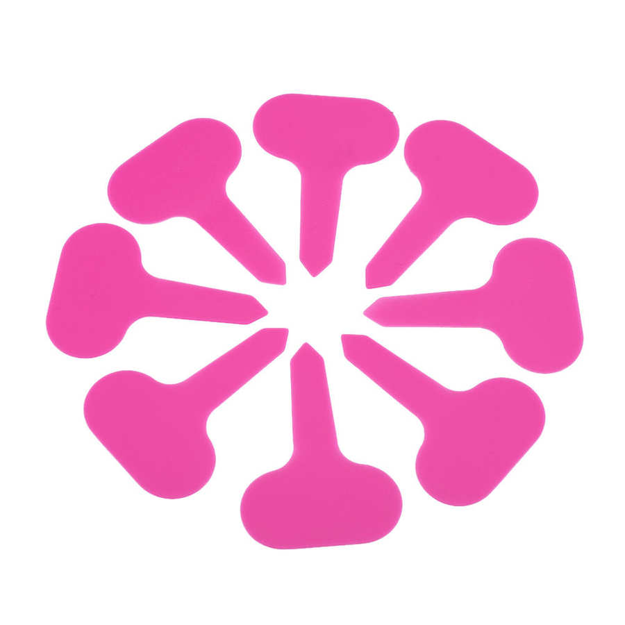 100pcs Garden Plant Pot Markers Plastic Stake Nursery Seed Labels Practical