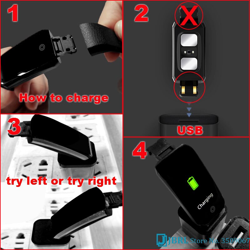 Smart Band Men Women Smart Bracelet Fitness Tracker For Android IOS Smartband Temperature Wristband Smart Wrist Band