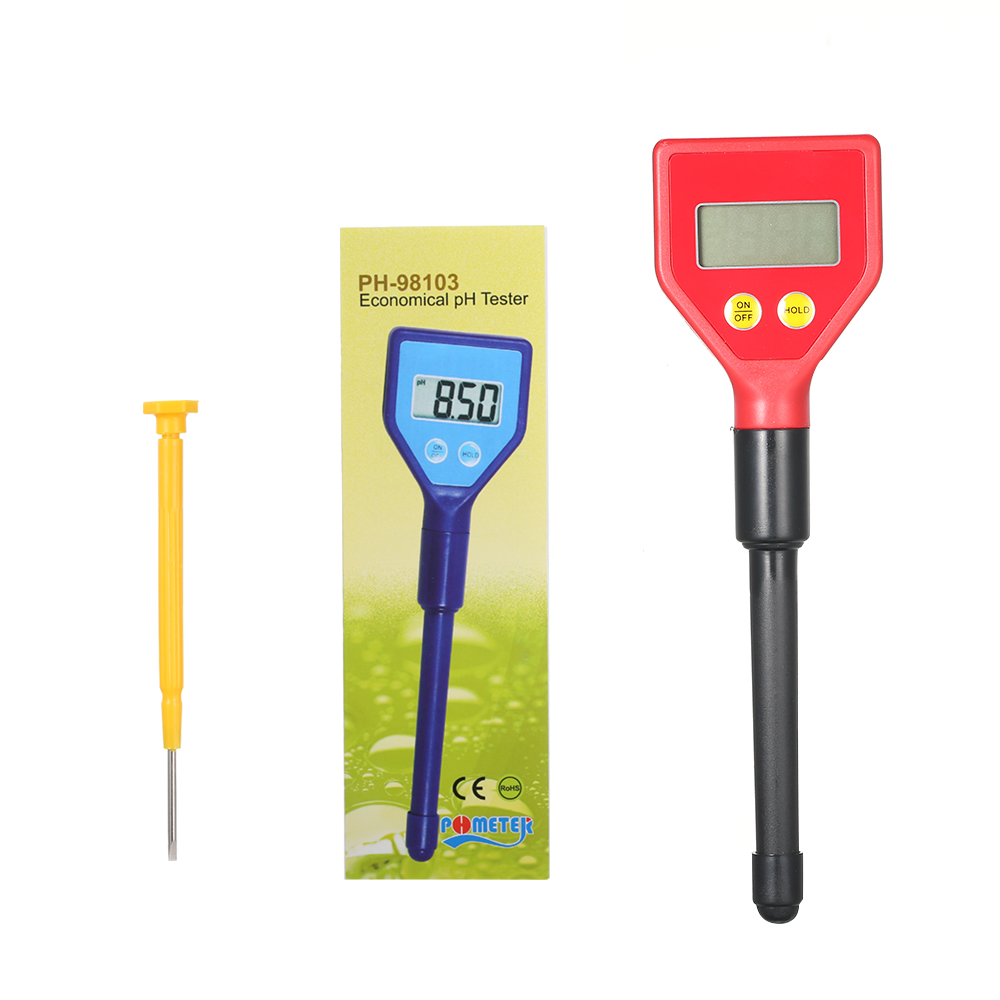 Portable Soil Moisture Tester pH Tester with LCD Display PH-98103 Digital Soil pH Meter