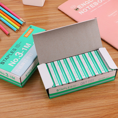 Grapas de encuadernación para oficina, modelo estándar de n. ° 12, grapadora 24/6