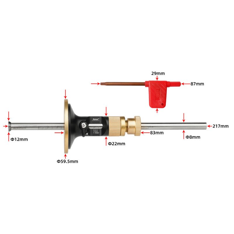 Dovetail Jig Wheel Marking Gauge Tool Set Woodworking Scriber Aluminum Alloy Linear Drawing Mortise Measuring Ruler Wood Joints: Set A