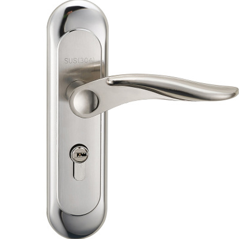 aluminum alloy material interior door lock Living Room Bedroom Bathroom door handle lock security locks Packages 3 style