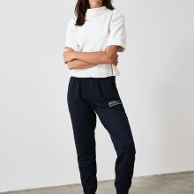 Trendyol Gedrukt Losse Jogger Gebreide Joggingbroek TWOAW21EA0279: XS