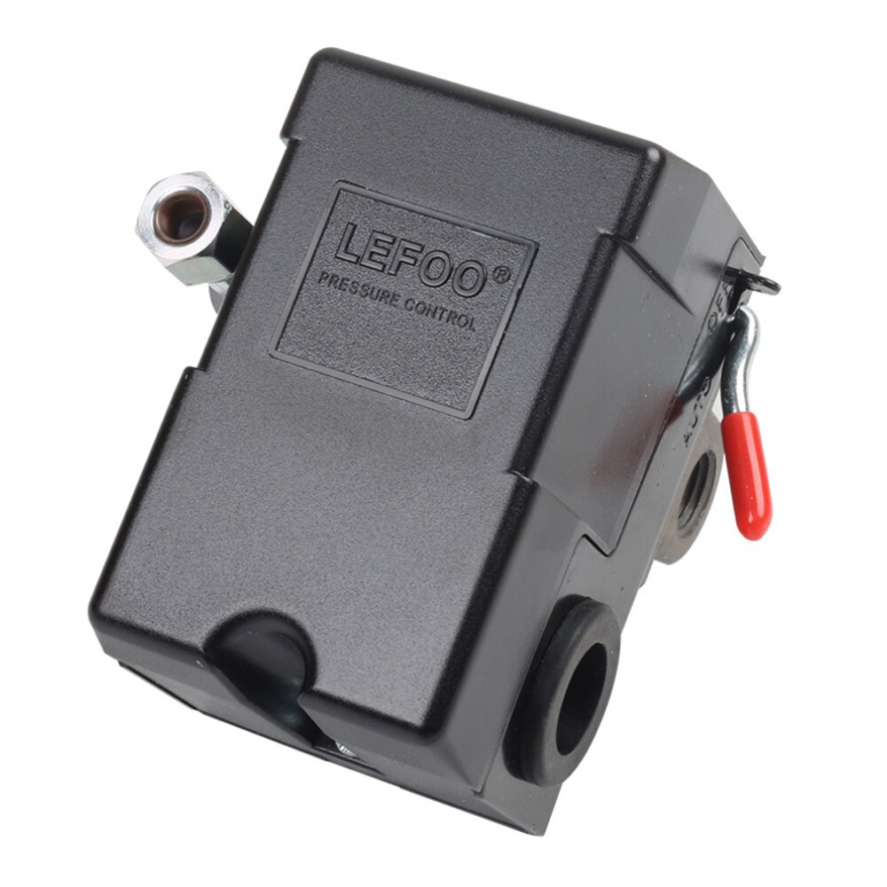 Lefoo Air Compressor Pressure Switch Control 95-125 PSI 4 Port