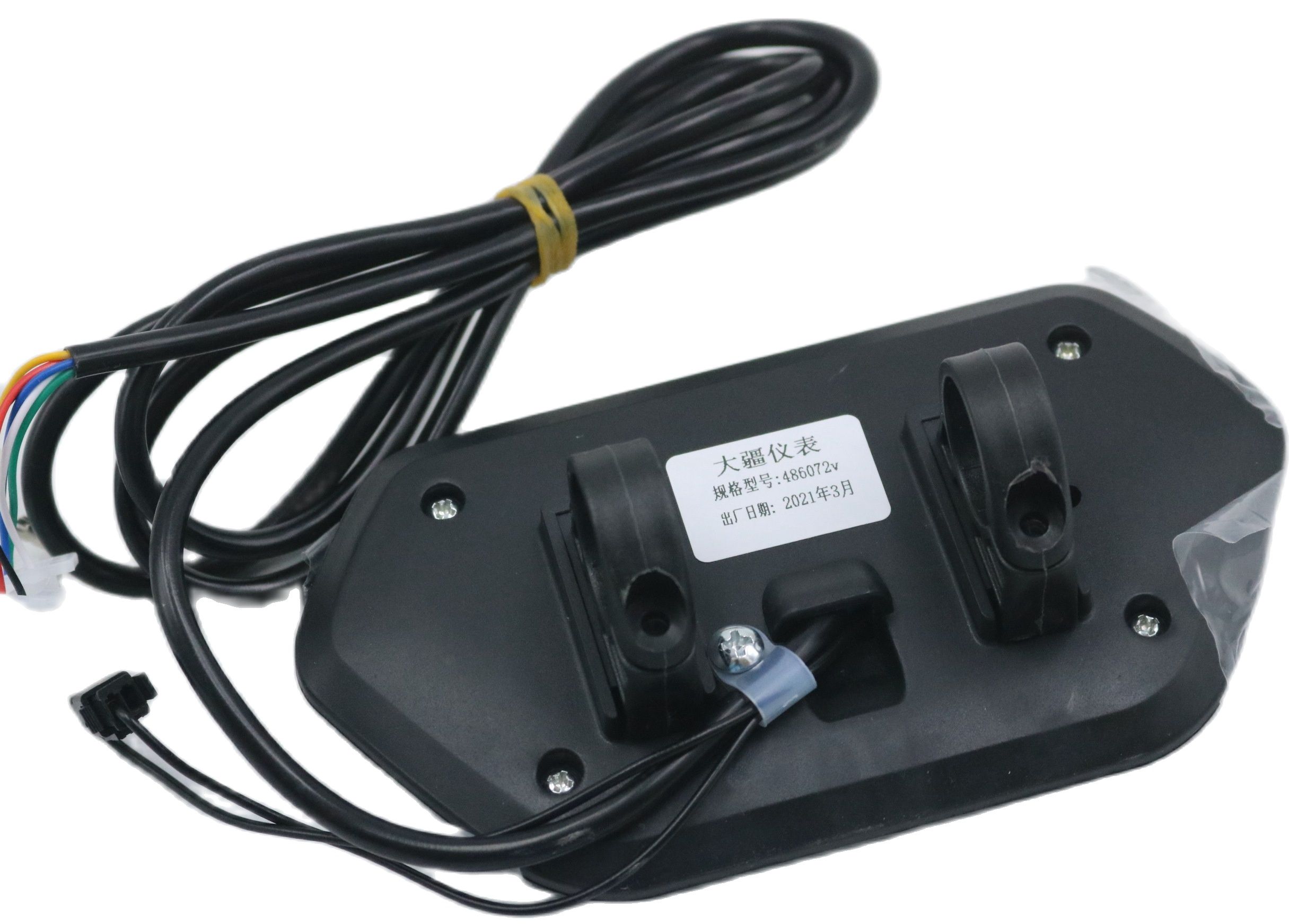 Stil evfitting enkel elcykel lcd-display med hastighetsmätare och batteristatusindikatorfunktioner