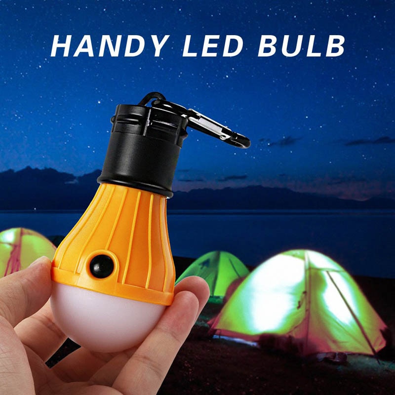 Led camping lampe telt lys 150lm 3- mode bærbar lanterne led lampe fakkellygte aaa lommelygte fiskeri nødlys led pære