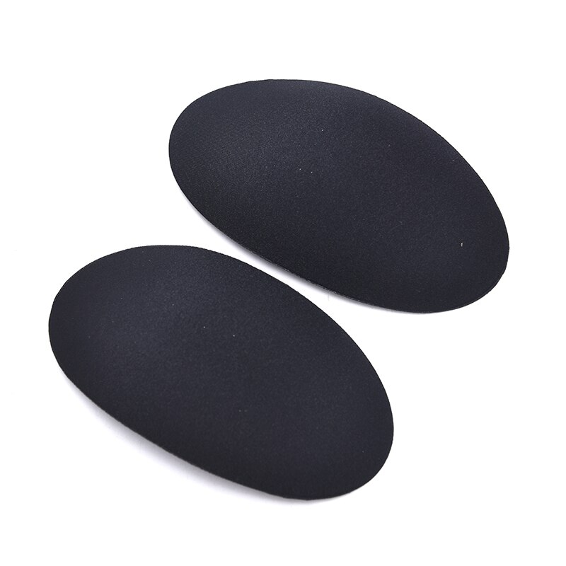 Soft Foam Padded Shoulder Push-up Cushions Reusable Self-Adhesive Non-slip Shoulder Enhancer Clothes Sewing Accessories: black