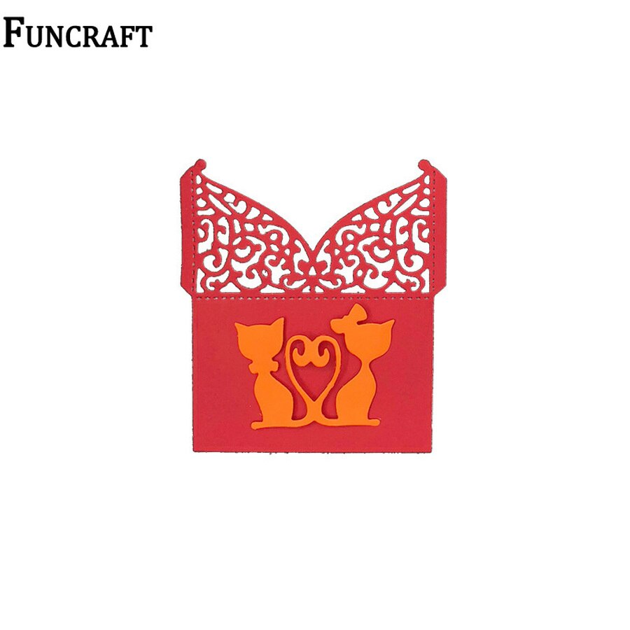 2 metalen snijmallen met hartjes en bloemenrand van love cats, kscraft-snijmallen voor scrapbooking, kaarten maken, valentijnsdag-snijmallen