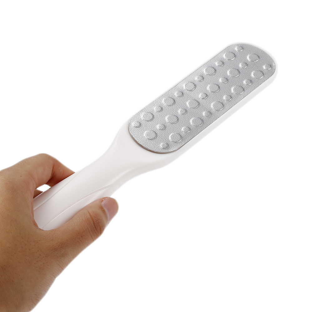 ELECOOL 1 St Voetrasp Duurzaam Dubbele Kanten Rvs Eelt Dode Huid Remover Voet Bestand Pedicure Voeten Raspen