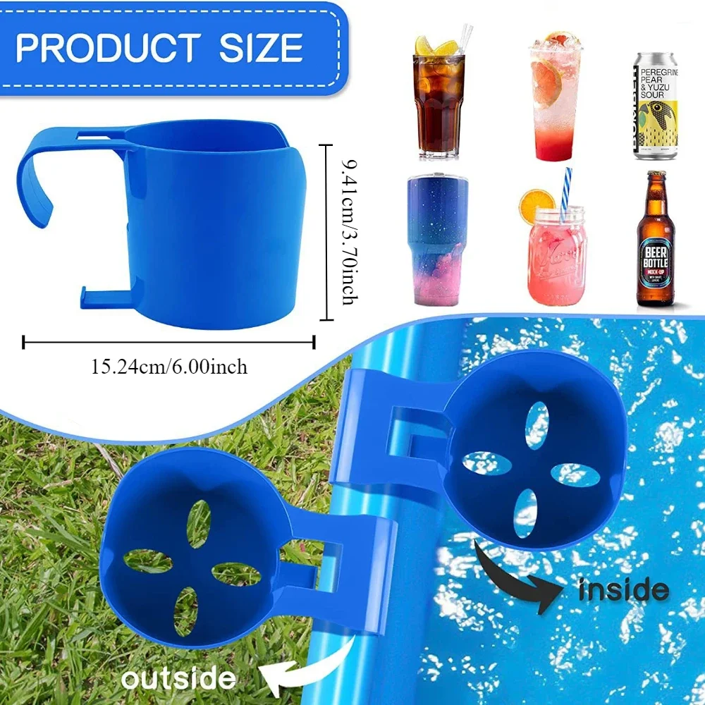 Piscina Cup Holder, armazenamento Rack, bebidas Beer Cup Holder, Mão Sabão Hanger, 1Pc