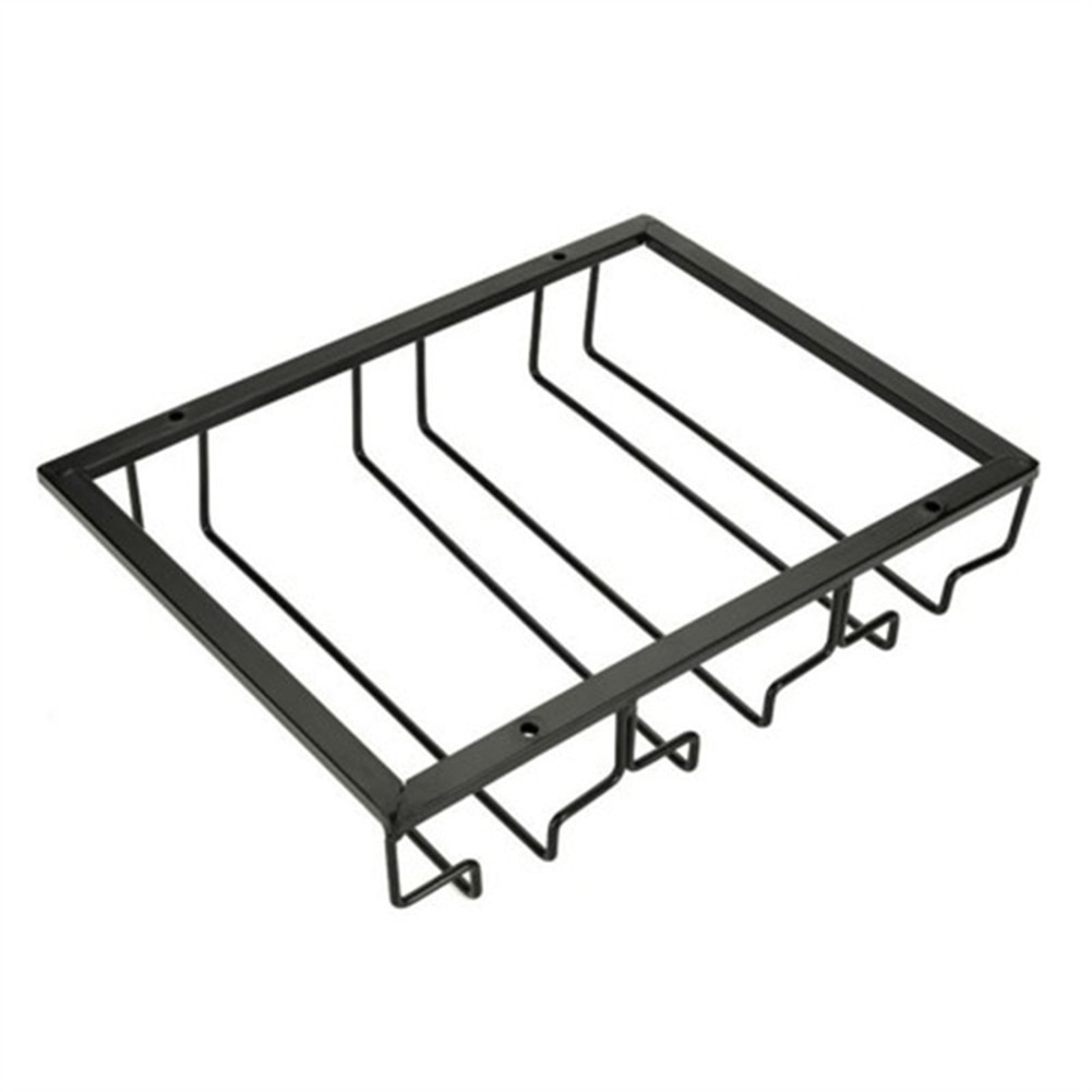 Vinglasholder bartender stilkværk hængende stativ under kabinet stilkværn arrangør glas bægerjern rack værktøj