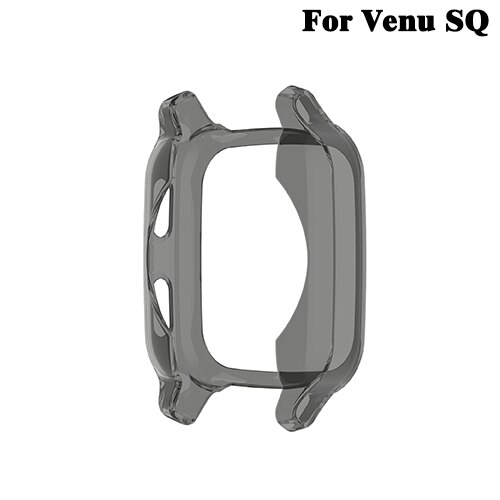 Horloge Wrist Band Voor Garmin Venu Sq 2 Plus Smart Polsband Voor Garmin Vivomove Sport/Venu/Vivoactive3 siliconen Armband Riem: Black case