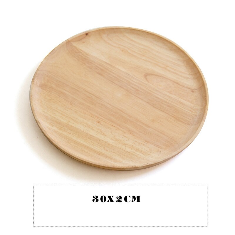 RENSHENKTO 1 St Schotel Serveer Vruchten Art Trays Dienblad Creatieve Hout Sushi Eten Koffietafel Lade Thee Lade