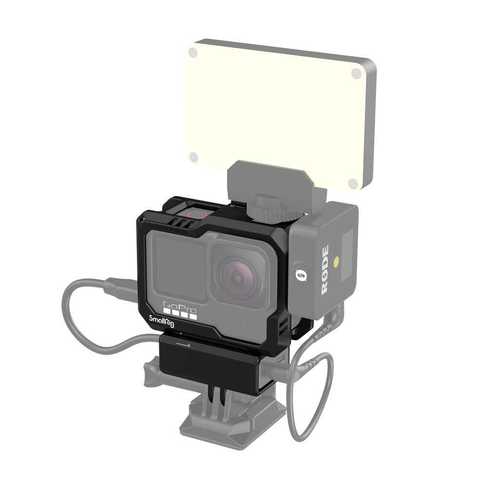 Smallrig Zwart Volledige Action Camera Kooi Voor Gopro HERO9/Gopro HERO10 3083