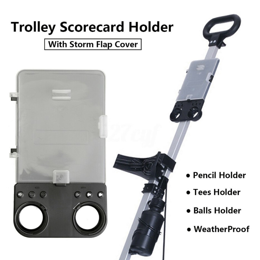 Golf Cart Scorecard Kit Holder Score Card Trolley Easy Carry Score Card Keeper
