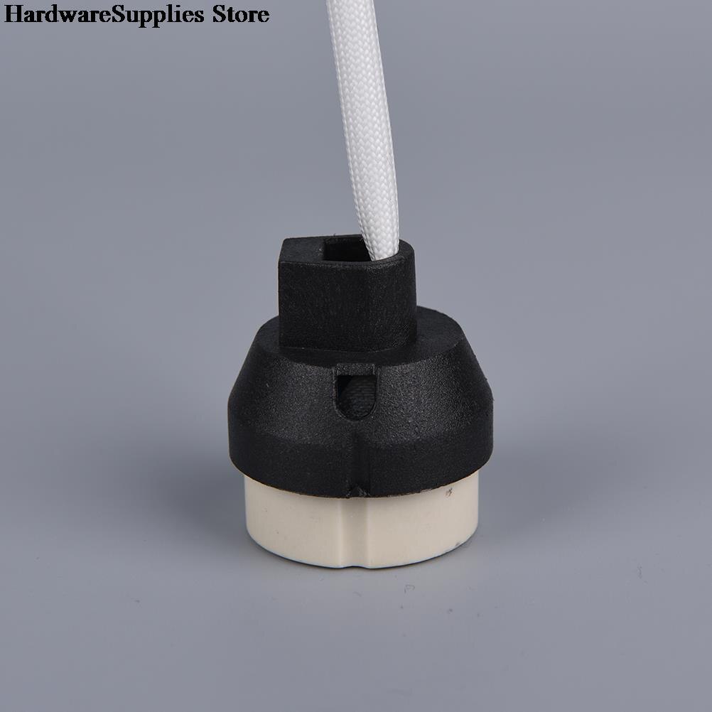 Gu10 sokkel adapter ledningskontakt porselen halogen  gu10 lampeholder lampeholder for led spot lyspære keramisk
