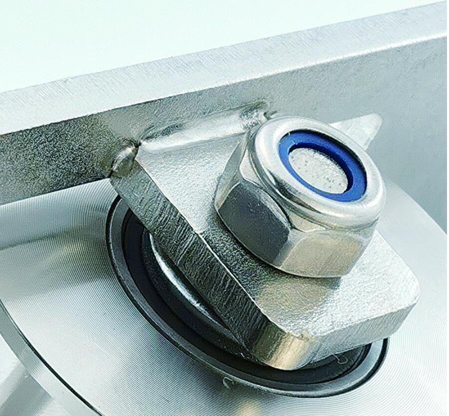 201 304 SS sliding Gate door track 3000kg loading wheel invisible pulley villa gate pulley V-shape U-shape H-shape heavy pulley