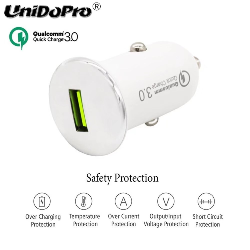 Quick Charge 3.0 5V 3A Smart Fast Car Charger for Asus ZenPad Z8s ZT582KL, Z8 ZT582KL, Zenpad 10 Z301ML QC 3.0 Charging Adapter