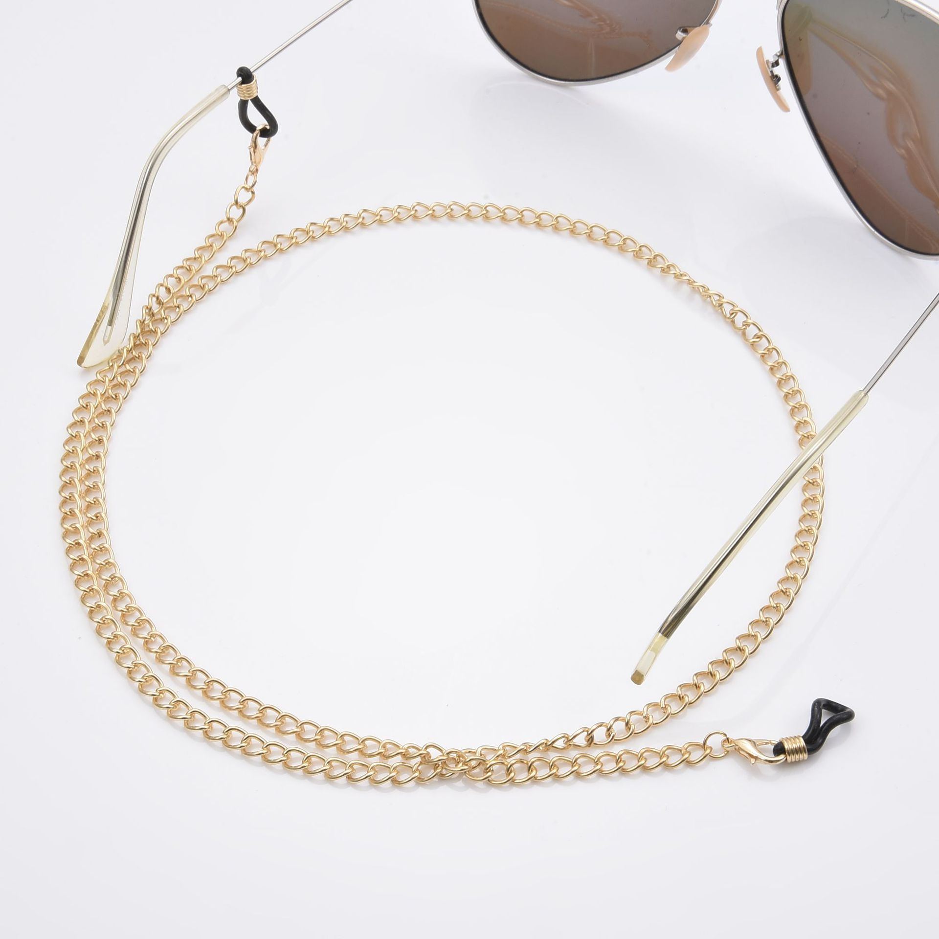 Chique leesbrilketting voor dames metalen zonnebrillen casual brilketting voor dames