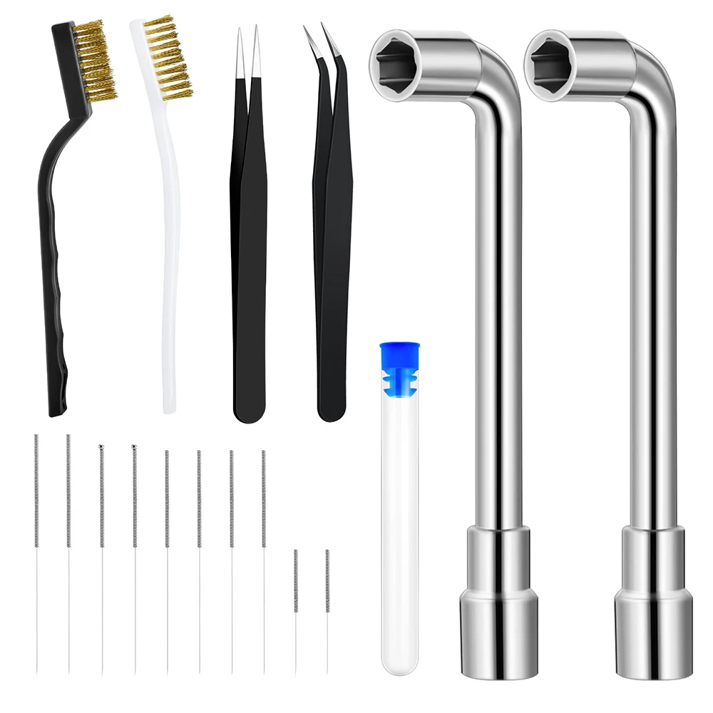 Kit de herramientas de impresora 3D de varios modelos, cuchillo de recorte, raspador, aguja de limpieza, pinzas, alicates, Kit de desbarbado, herramientas de impresión 3D DIY