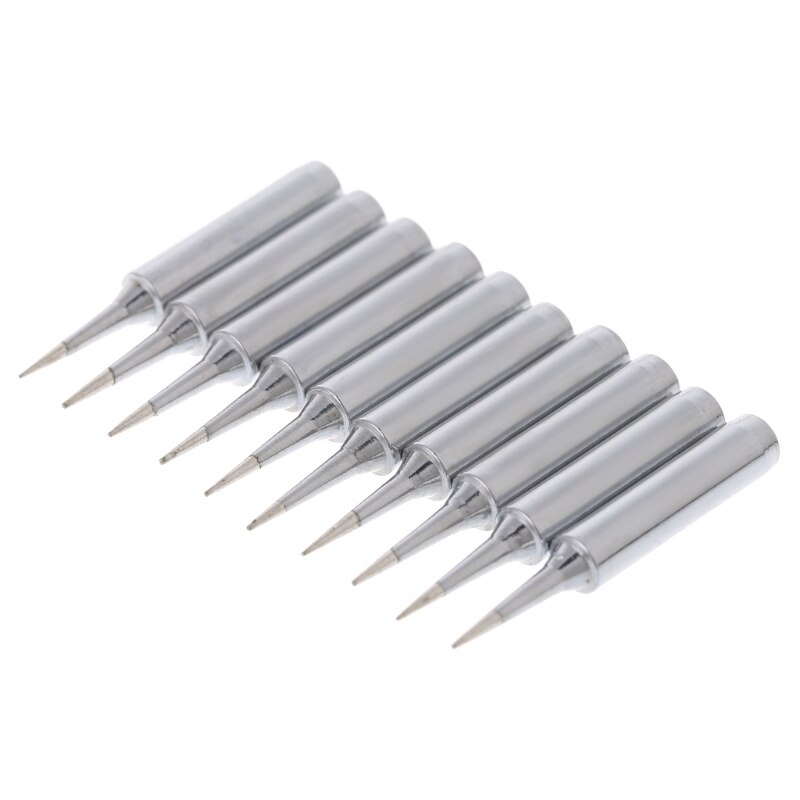 10 Pcs Lead Free Replacement Soldering Solder Iron Tips 900M-T-I For Hakko Saike 936 852d+ 909D