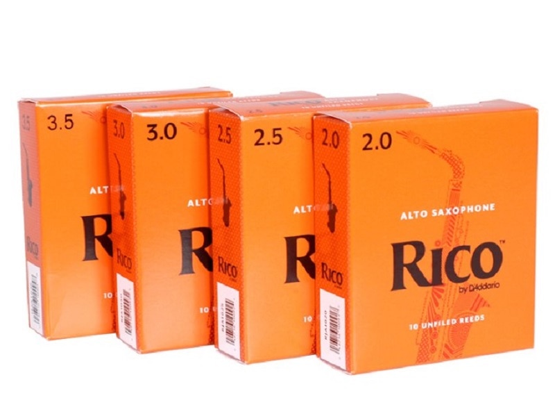 Rico door D'Addario Altsax Saxofoon Rieten, Sterkte 2.0/2.5/3.0/3.5, 10-pack of 1-Pack, 3 of meer, Krijgen Verbeterde Vacuüm-Seal