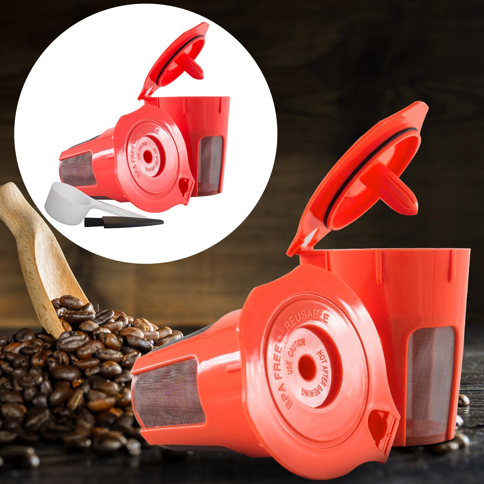 Wiederverwendbare K Cup Pads Aus Edelstahl – Für Keurig 1.0 & 2.0, Spülmaschinenfest, BPA-frei, 1 Stück