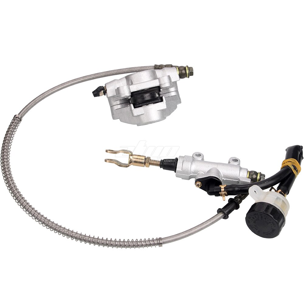 Rear Disc Brake Master Assembly Hydraulic Caliper Fits for 150cc 200cc 250cc PIT PRO TaoTao Trail Dirt Quad Bike ATV