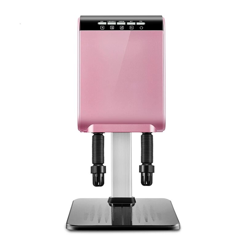 Sterilizzatore per scarpe ultravioletto regolabile telescopico per disinfettante per ozono anione per sterilizzazione di scarpe elettriche intelligenti da 190W: Rosa di Colore / UK