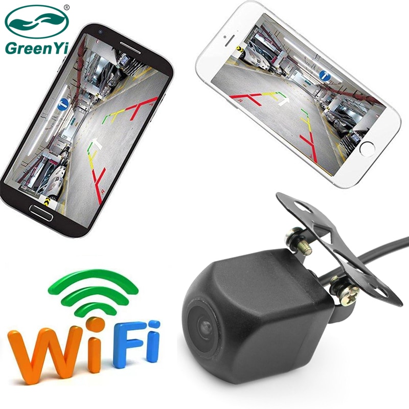 GreenYi Mini WiFi Auto Back Up Camera Waterdichte Achteruitrijcamera Eenvoudige Installatie Handig te Gebruiken