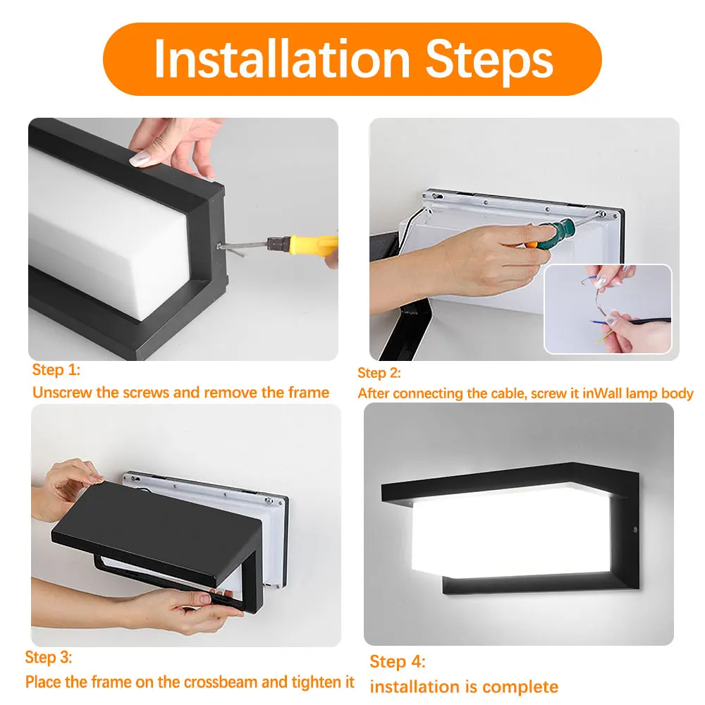 LED-wandlamp buiten Ip45 waterdichte wandlamp 25W wandlamp voor slaapkamer woondecoratie balkon tuin binnenwandverlichting