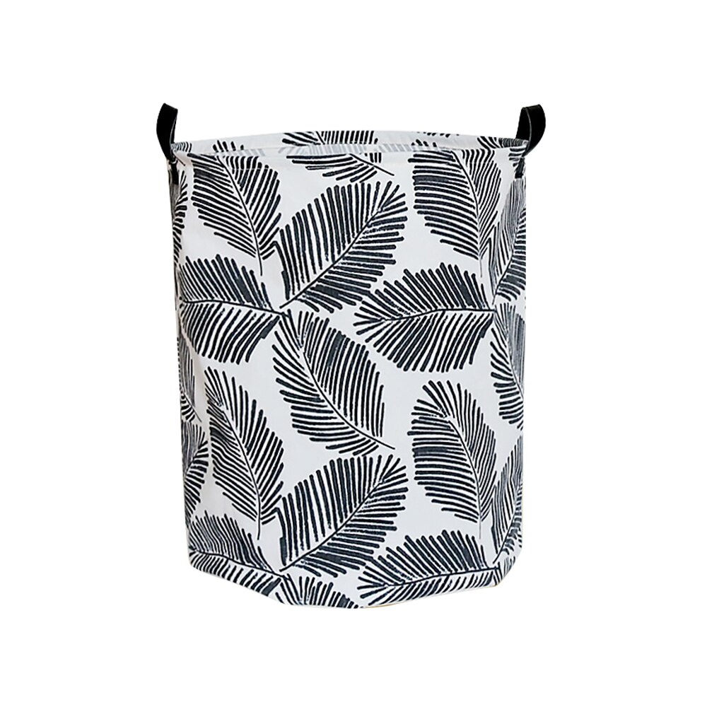 Folding Laundry Basket Round Storage Bin Bag Large Hamper Collapsible Clothes Toy Basket Bucket Organizer Large Capacity: 17