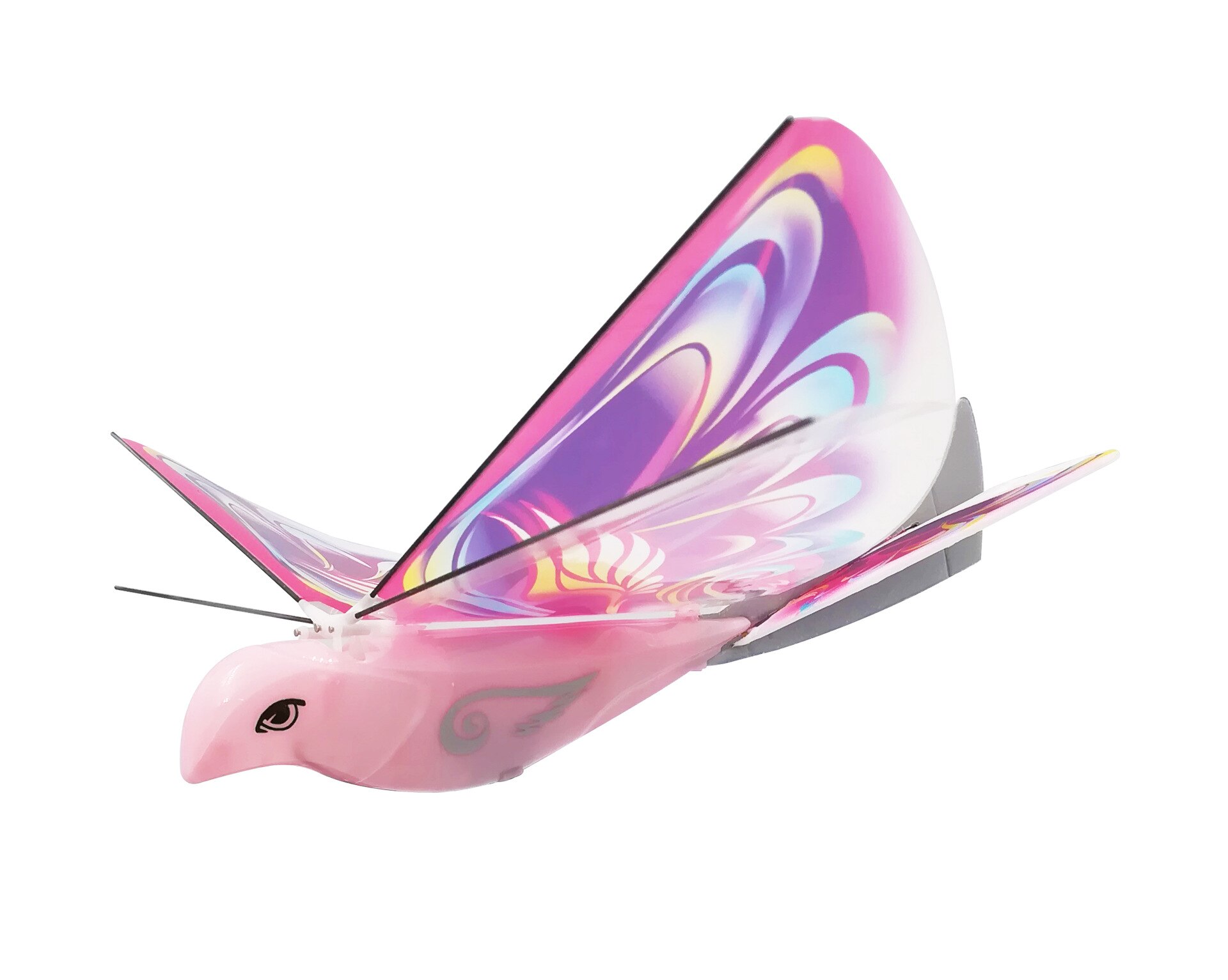 Jouet oiseau volant gratuit pour enfants, petit avion sans télécommande, opération Simple: Rouge