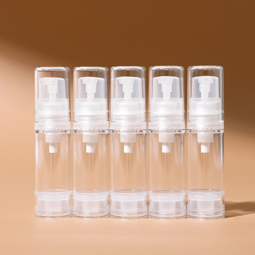 Podkład w płynie butelka podróżna 5ml 10ml 15ml Mini podkład kosmetyczny próbki narzędzia do przepakowywania Airless butelka z pompką przenośna: Różowy