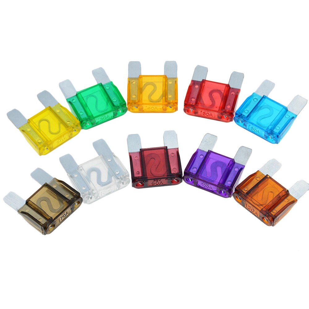 29mm Truck Auto Big size Blade Fuse 20A 30A 40A 50A 60A 70A 80A 90A 100A 120A, fuse holder optional