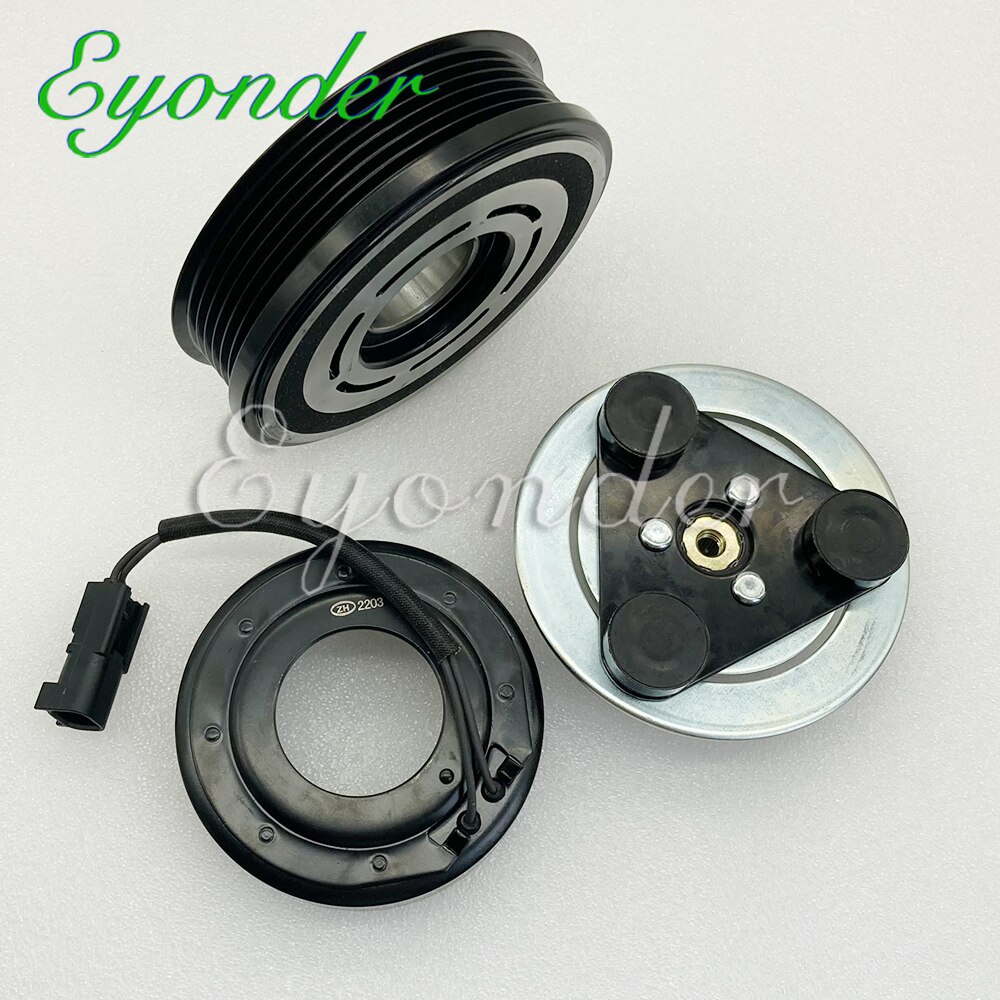 A/C A/C Compressor Electromagnetic Magnetic Clutch Pulley for FORD MONDEO FOCUS III GRAND CMAX C-MAX GALAXY SMAX S-MAX 2.0