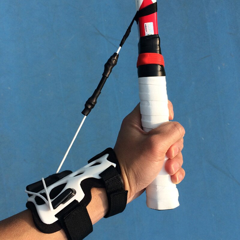 Tennis Training Tool Tennis Practice Serve Ball Machine Tennis Trainer Coach Self-study Correcter Wrist Posture