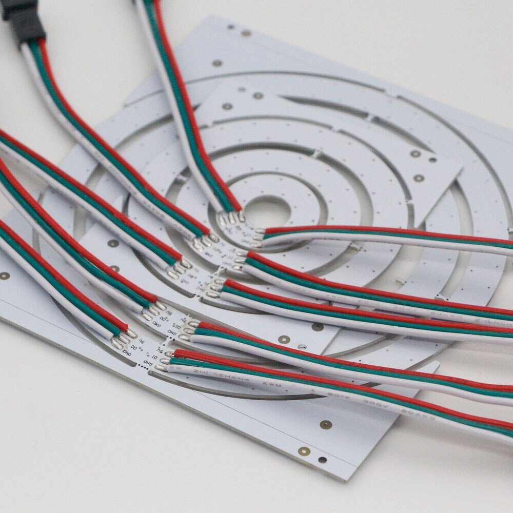 1pcs WS2812B LED Ring 8/16/24/35/45 Bit LEDS SK6812 ws2812b WS2812 5050 RGB Addressable Pixel LED Module Strip Light DC 5V